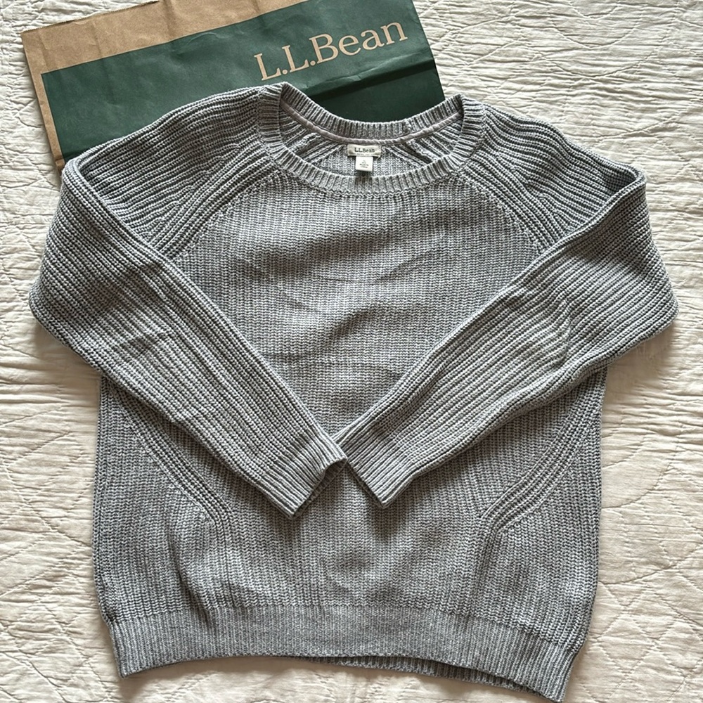 LL Bean Rib Knit Sweater